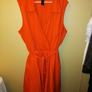 Ashely Stewart Orange Dress